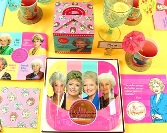 Golden Girls Party Supplies – Perfect for Birthdays, Retirement, 80's Themes, Graduations, Party with Dorothy, Blanche, Rose, and Sophia