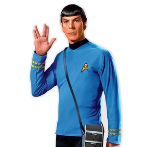 Star Trek The Original Series – Spock Standee Life-Size Cardboard Cutout Trekkie Gift Party Decorations Decor Trade Show Display Photo Props