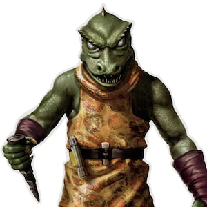 Gorn Life-Size Cardboard Cutout, Standee – Use as Star Trek Gift, Party Decorations, Office Decor, Trade Show Display & Photo Props