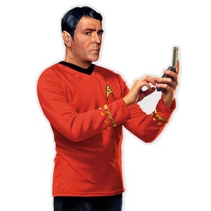 Scottie Life-Size Cardboard Cutout, Standee– Use as Star Trek Gift, Birthday Party Decorations, Office Decor, Trade Show Display, Photo Prop