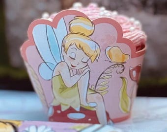 Tinker Bell Blossom Cupcake Wrappers (Pack of 12)
