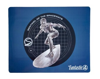 Fantastic Four Placemats (Pack of 8) – Disposable Kids Activity Placemats with Games – Superhero Party Table Decor, Silver Surfer