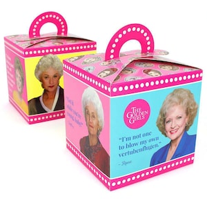 The Golden Girls Empty Favor Boxes (8 pack) Birthday Party Supplies and Decorations, Bridal Shower Gift Boxes, and Bachelorette Treat Boxes