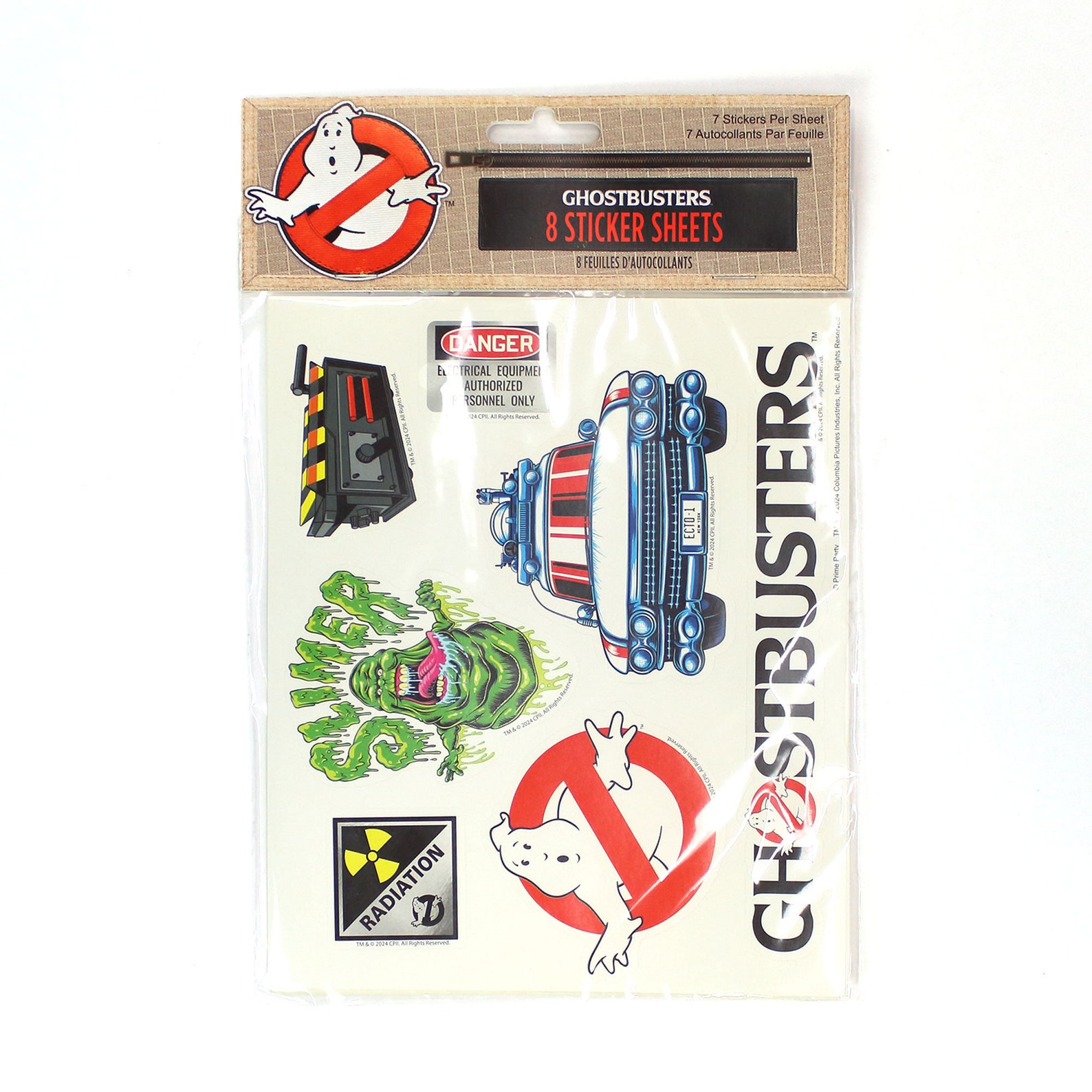 Ghostbusters Sticker Sheets - Pack of 8 | Iconic Stickers With Slimer ...