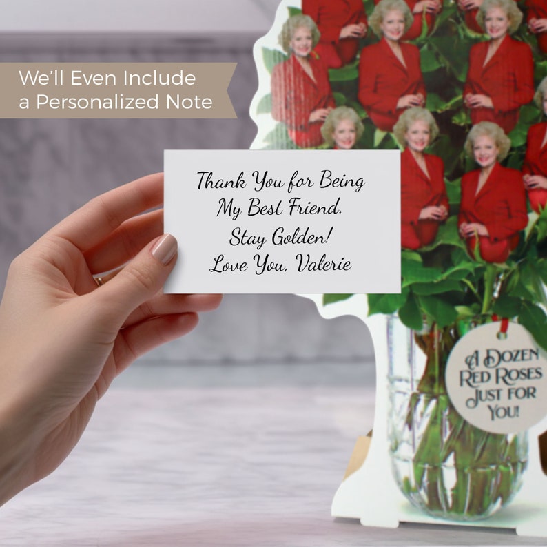 Funny Friends Gift The Golden Girls Dozen Red Roses: Unique Gift Ideas for Birthday, Retirement Party, and Betty White Anniversary Surprise image 7