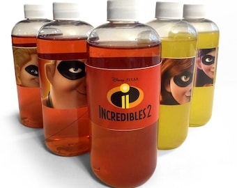 The Incredibles 2 Bottle Labels (Pack of 16)