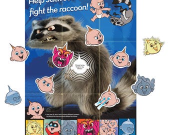 The Incredibles 2 Pin-the-Tail Game