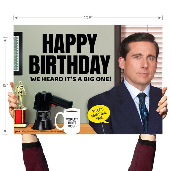 Michael Scott Birthday Poster