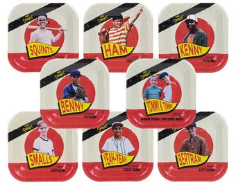 The Sandlot Dessert Plates 7 Inch Pack of 8 | Baseball Birthday Party Supplies | 4th of July BBQ | Little League Party Decor