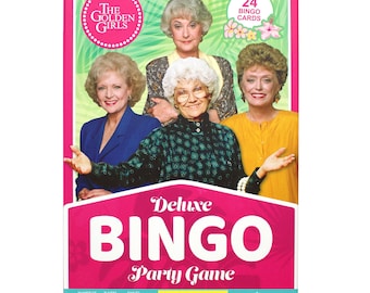 Golden Girls Bingo Game- Fun Gift for Friend or Mom, Birthday Party Supplies, Bachelorette or Bridal Shower,  Hilarious Family Entertainment
