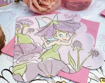 Tinkerbell Blossom Beverage Napkins (Pack of 16)