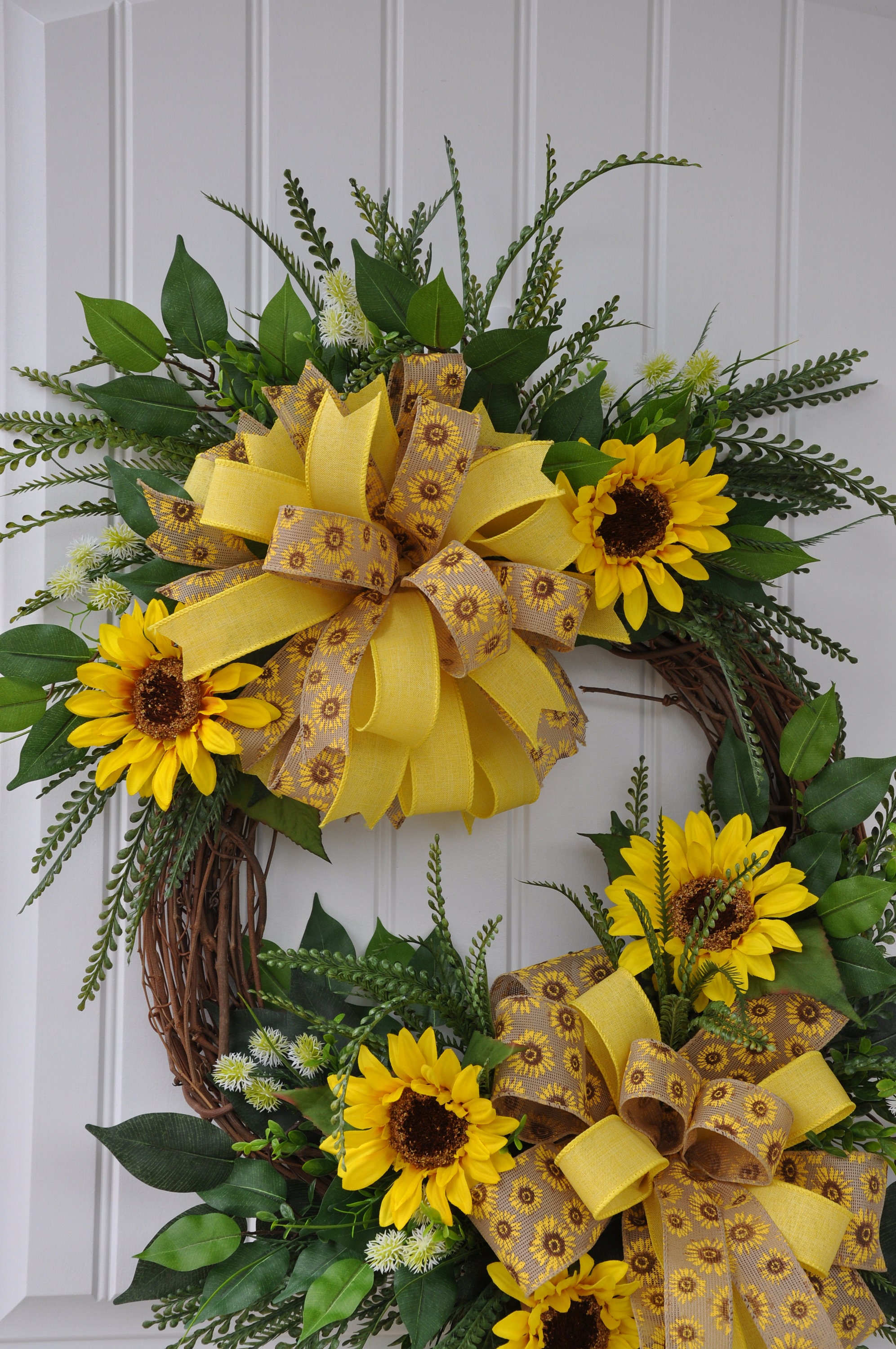 Large Sunflower Wreath Gift for Mom Housewarming Gift Etsy