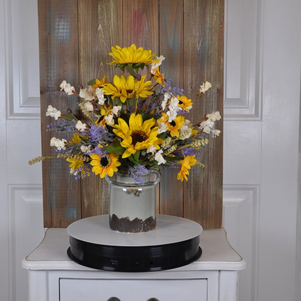 Sunflower Centerpiece Etsy