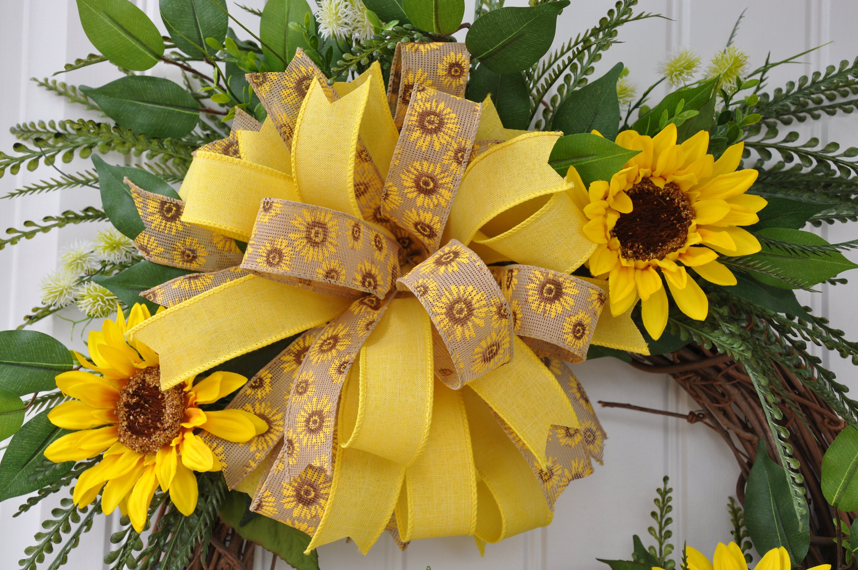 Large Sunflower Wreath Gift for Mom Housewarming Gift Etsy