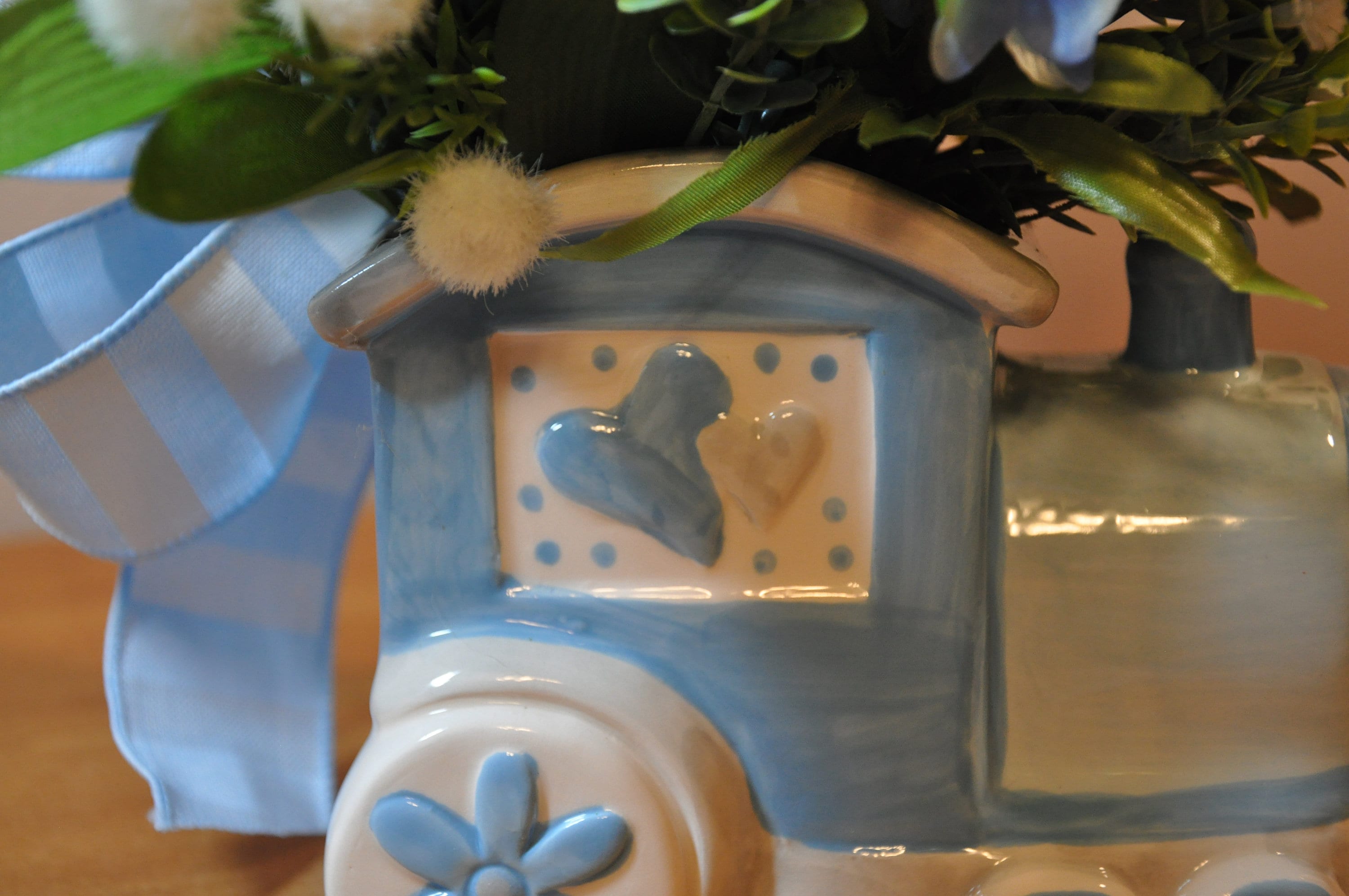 Baby Boy Gift Gender Reveal Arrangement New Mom Gift Etsy