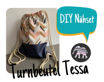 DIY sewing kit gym bag Tessa