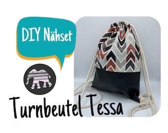 DIY sewing kit gym bag Tessa