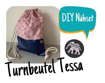 DIY sewing kit gym bag Tessa