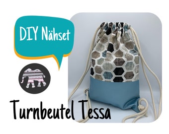 DIY sewing kit gym bag Tessa