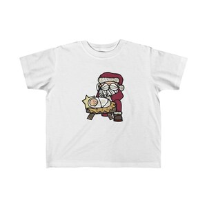 Santa At the Manger, Santa with Baby Jesus, Keeping Christ in Christmas  Childs shirts