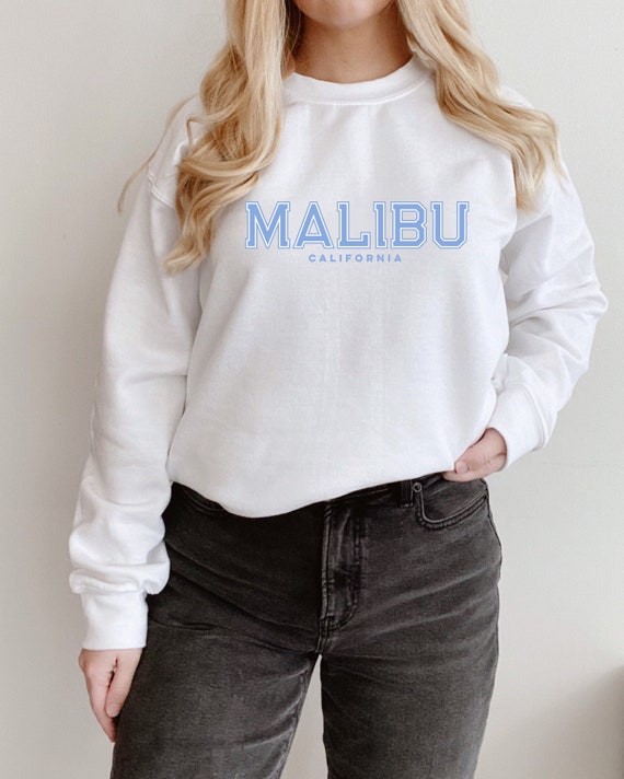 Malibu Sweatshirt Malibu Shirt Malibu Sweatshirt Women | Etsy