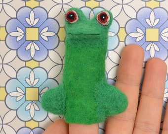 Fingerpuppe  Frosch