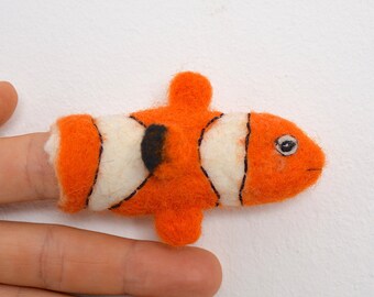 Fingerpuppe Clownfisch