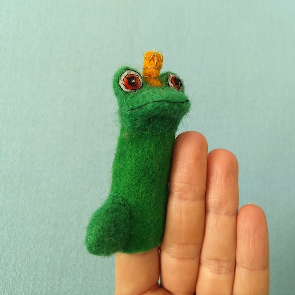 Fingerpuppe  Froschkönig