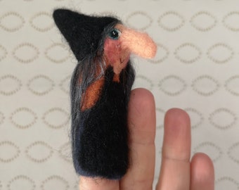 Finger puppet witch