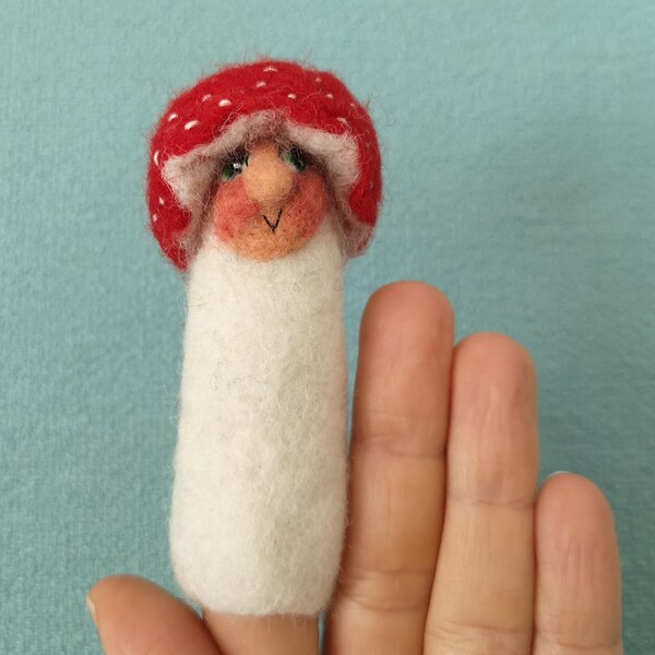 Fingerpuppe Fliegenpilz