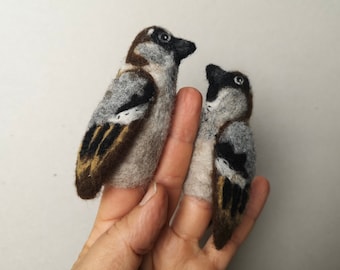 finger puppet bird