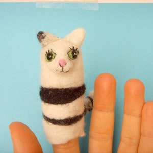 Fingerpuppe Katze Bild 1