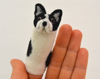 Fingerpuppe Französische Bulldogge