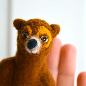 finger puppet brown bear image 3