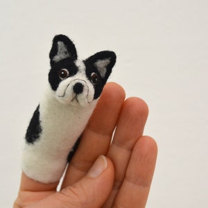 Fingerpuppe Französische Bulldogge Bild 2
