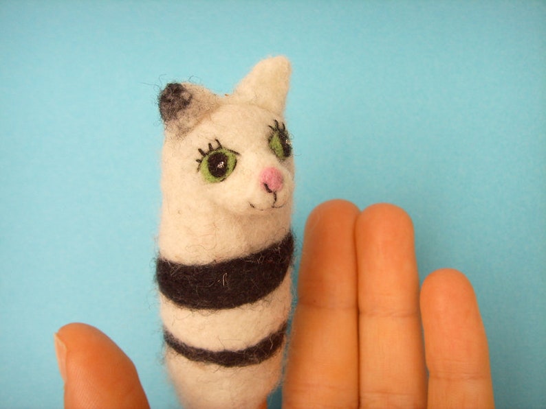 Fingerpuppe Katze Bild 2