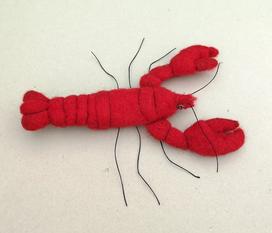 Finger Puppet Lobster Etsy