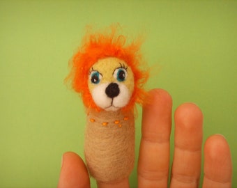 Fingerpuppe Löwe