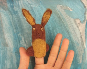 Finger puppet rabbit