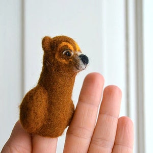 finger puppet brown bear image 4