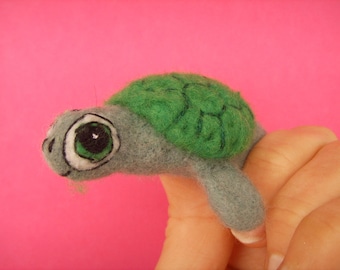 Fingerpuppe Schildkröte