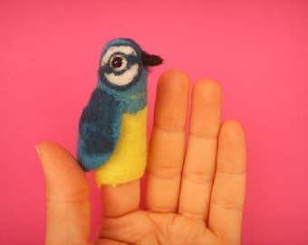 Fingerpuppe Blaumeise