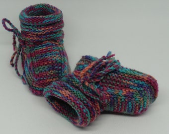 Gestrickte Babyschühchen, Babyschuhe, Babysocken