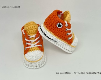 Babybooties, Sneakers, Trainers orange, yellow