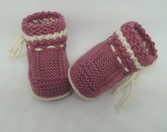 Gestrickte Babyschühchen, Babyschuhe, Babysocken