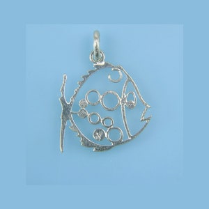 Fish Pendant Silver (835), Fish Pendant