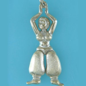 Pendant, silver pendant, necklace pendant, dancer, silver 925/ooo