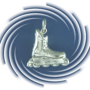 Pendant Inline Skater Shoe Sterling Silver 925