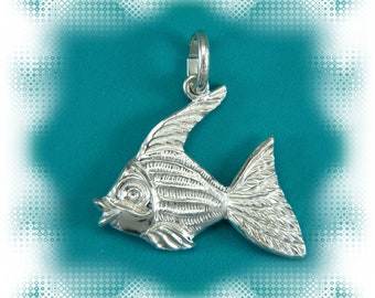 Fish Pendant Silver