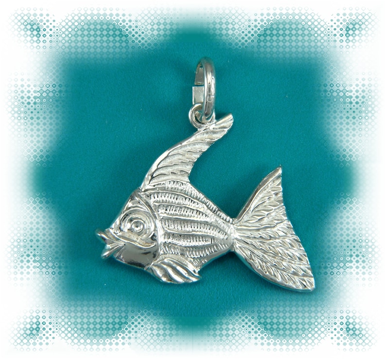 FISCH Anhänger Silber Bild 1